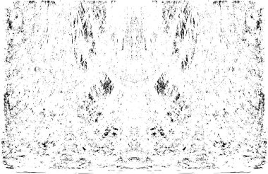 Grunge dikey olarak simetrik siyah beyaz doku. Tek renkli yıpranmış kaplama deseni. 