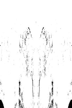 Grunge dikey olarak simetrik siyah beyaz doku. Tek renkli yıpranmış kaplama deseni. 