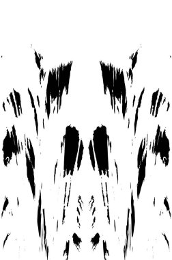 Grunge dikey olarak simetrik siyah beyaz doku. Tek renkli yıpranmış kaplama deseni. 