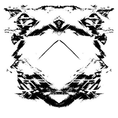 Gelecekçi soyut grunge geometrik modern desen 