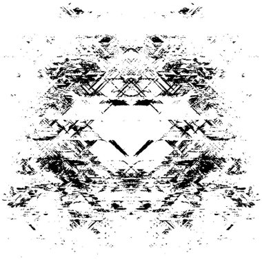 Gelecekçi soyut grunge geometrik modern desen 