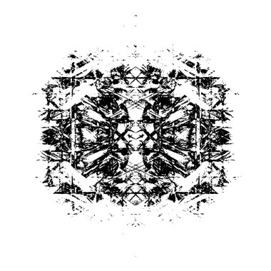 Gelecekçi soyut grunge geometrik modern desen 