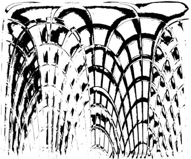 Eski grunge klasik eskimiş doku arka planı siyah ve beyaz renklerde