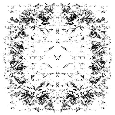 Gelecekçi soyut grunge geometrik modern desen 