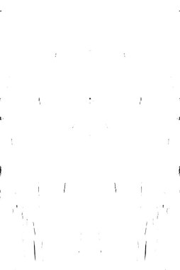 Grunge Siyah ve Beyaz Şehir Vektör Doku Şablonu. Çatlakların, lekelerin, çiplerin, çizgilerin koyu arkaplanı.