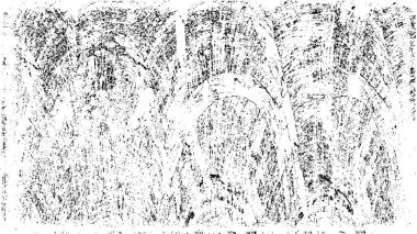 Grunge Siyah ve Beyaz Şehir Vektör Doku Şablonu. Çatlakların, lekelerin, çiplerin, çizgilerin koyu arkaplanı.