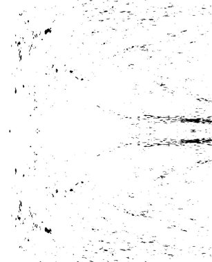 Grunge Siyah ve Beyaz Şehir Vektör Doku Şablonu. Çatlakların, lekelerin, çiplerin, çizgilerin koyu arkaplanı.