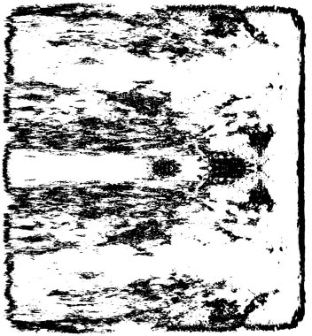 Grunge Siyah ve Beyaz Şehir Vektör Doku Şablonu. Çatlakların, lekelerin, çiplerin, çizgilerin koyu arkaplanı.