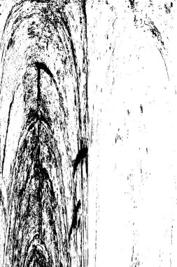 Grunge Siyah ve Beyaz Şehir Vektör Doku Şablonu. Çatlakların, lekelerin, çiplerin, çizgilerin koyu arkaplanı.