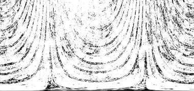 Grunge Siyah ve Beyaz Şehir Vektör Doku Şablonu. Çatlakların, lekelerin, çiplerin, çizgilerin koyu arkaplanı.