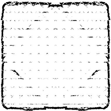 Grunge Siyah ve Beyaz Şehir Vektör Doku Şablonu. Çatlakların, lekelerin, çiplerin, çizgilerin koyu arkaplanı.