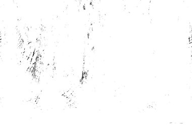 Grunge Siyah ve Beyaz Şehir Vektör Doku Şablonu. Çatlakların, lekelerin, çiplerin, çizgilerin koyu arkaplanı.