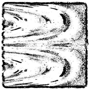 Grunge Siyah ve Beyaz Şehir Vektör Doku Şablonu. Çatlakların, lekelerin, çiplerin, çizgilerin koyu arkaplanı.