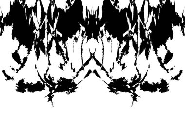 Grunge dikey olarak simetrik siyah beyaz doku. Tek renkli yıpranmış kaplama deseni. 