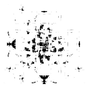 Grunge Siyah ve Beyaz Şehir Vektör Doku Şablonu. Çatlakların, lekelerin, çiplerin, çizgilerin koyu arkaplanı.