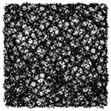 Grunge Siyah ve Beyaz Şehir Vektör Doku Şablonu. Çatlakların, lekelerin, çiplerin, çizgilerin koyu arkaplanı.