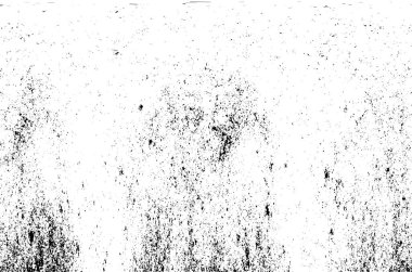 Grunge Siyah ve Beyaz Şehir Vektör Doku Şablonu. Çatlakların, lekelerin, çiplerin, çizgilerin koyu arkaplanı.