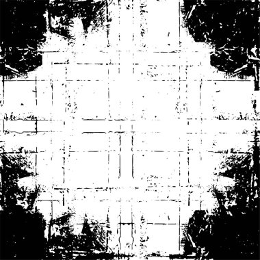 Soyut grunge arkaplanı. Monokrom dokusu. Siyah ve beyaz desenli arkaplan