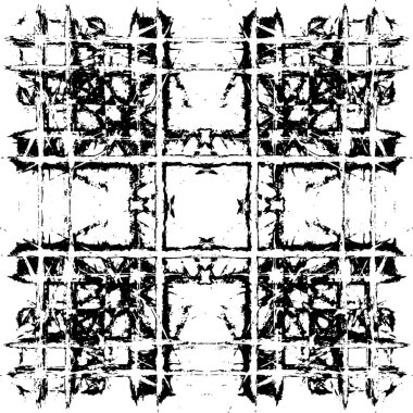 Soyut grunge arkaplanı. Monokrom dokusu. Siyah ve beyaz desenli arkaplan