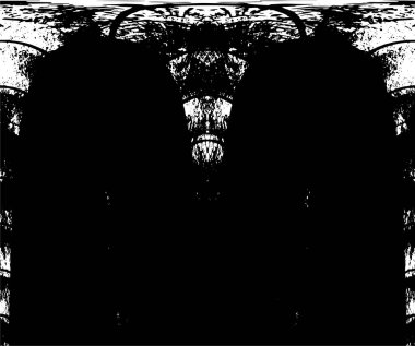 Soyut grunge arkaplanı. Monokrom dokusu. Siyah ve beyaz desenli arkaplan