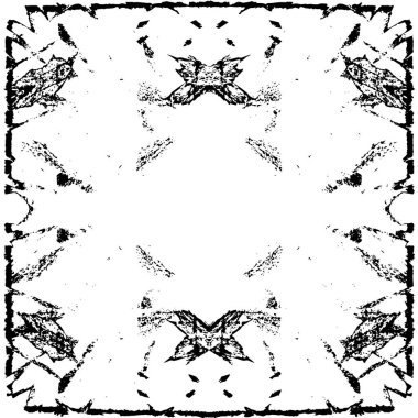 Eski grunge vintage desen, monokrom desen