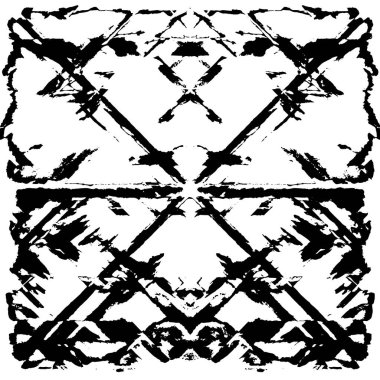 Eski grunge vintage desen, monokrom desen