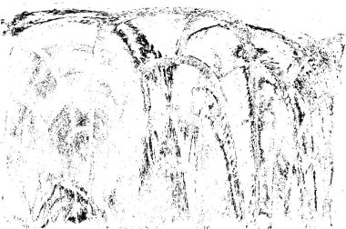 Eski grunge vintage desen, monokrom desen