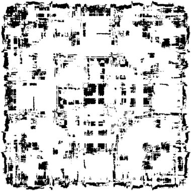 Eski grunge vintage desen, monokrom desen