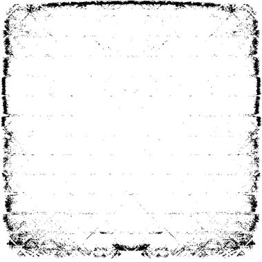 Eski grunge vintage desen, monokrom desen
