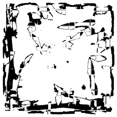 Eski grunge vintage desen, monokrom desen