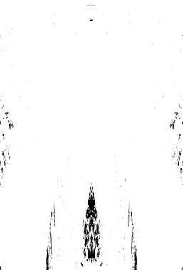 Grunge dikey olarak simetrik siyah beyaz doku. Tek renkli yıpranmış kaplama deseni. 