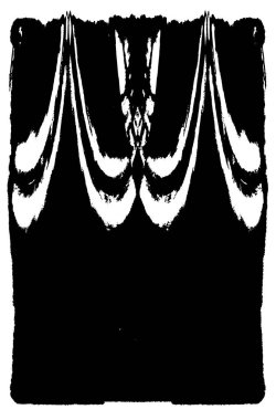 siyah ve beyaz grunge monokrom çizimi