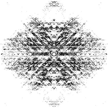 siyah ve beyaz grunge monokrom çizimi