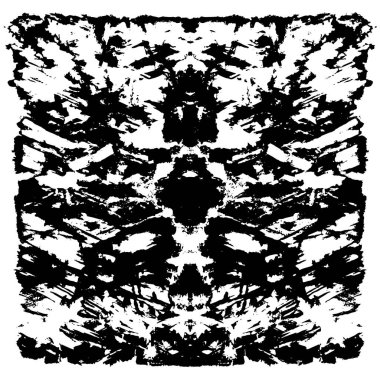 siyah ve beyaz grunge monokrom çizimi