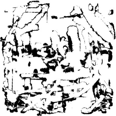 siyah ve beyaz grunge monokrom çizimi