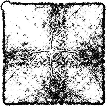 siyah ve beyaz grunge monokrom çizimi