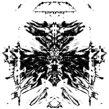 siyah ve beyaz grunge monokrom çizimi