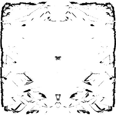 siyah ve beyaz grunge monokrom çizimi