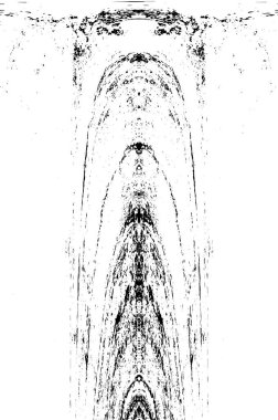 siyah ve beyaz grunge monokrom çizimi