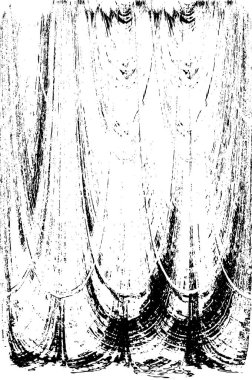 siyah ve beyaz grunge monokrom çizimi