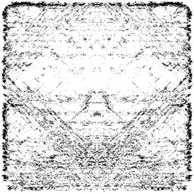 siyah ve beyaz grunge monokrom çizimi
