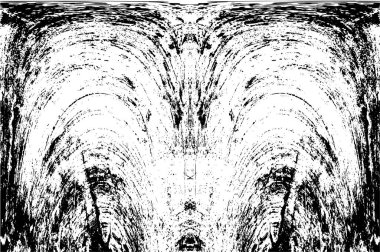 siyah ve beyaz grunge monokrom çizimi