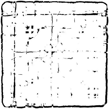 siyah ve beyaz grunge monokrom çizimi