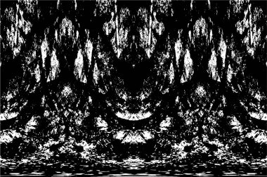 siyah ve beyaz grunge monokrom çizimi