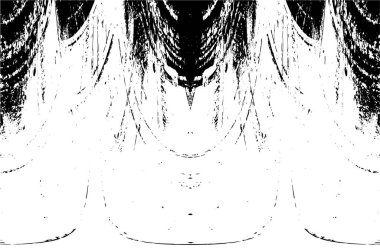 siyah ve beyaz grunge monokrom çizimi