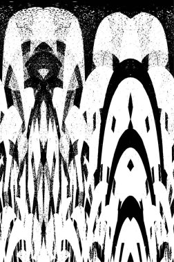 siyah ve beyaz grunge kirli vintage monokrom çizimi