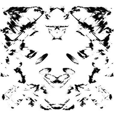 siyah ve beyaz grunge kirli vintage monokrom çizimi