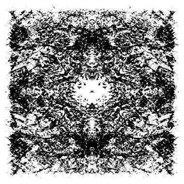 siyah ve beyaz grunge kirli vintage monokrom çizimi