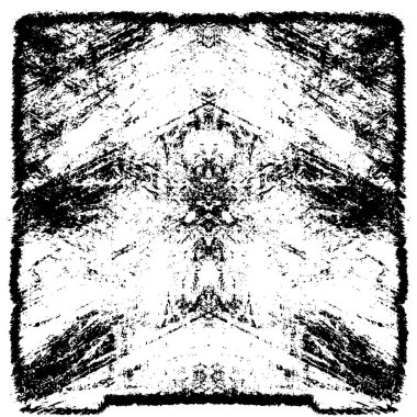 siyah ve beyaz grunge kirli vintage monokrom çizimi