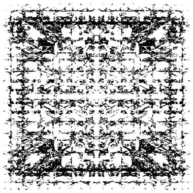 siyah ve beyaz grunge kirli vintage monokrom çizimi